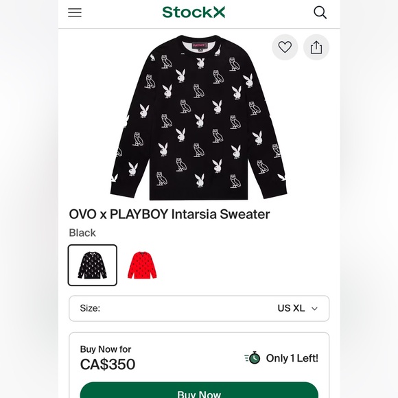 OVO X PLAYBOY Intarsia Sweater - Picture 4 of 4